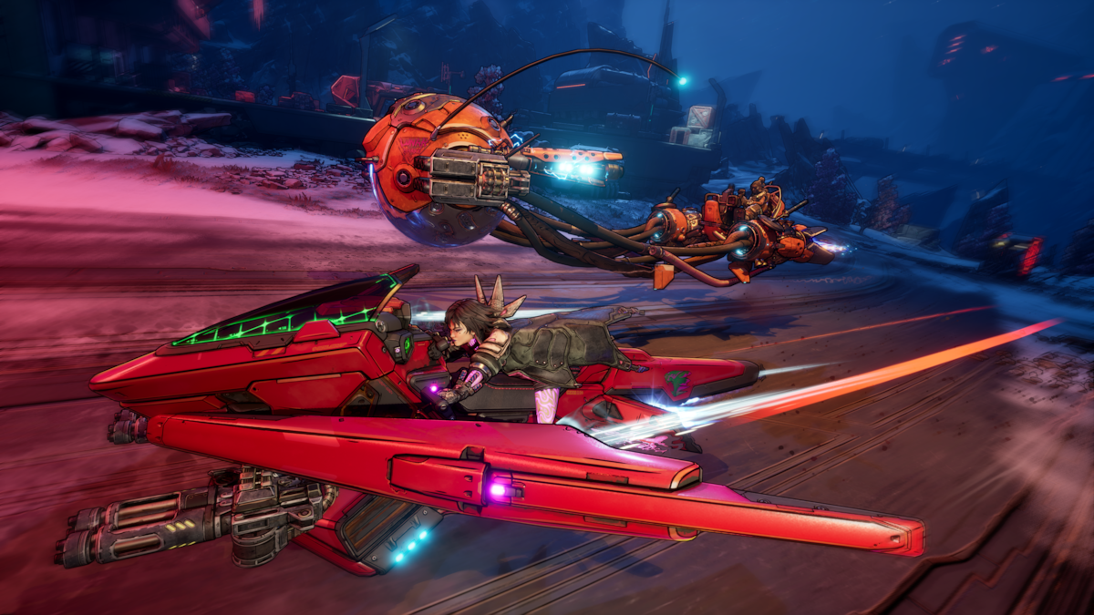 Two vehicles in an official Borderlands 4 screenshot